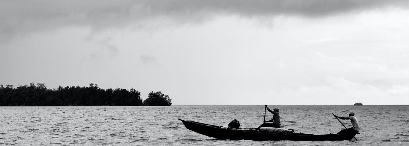 Wouri river in Douala